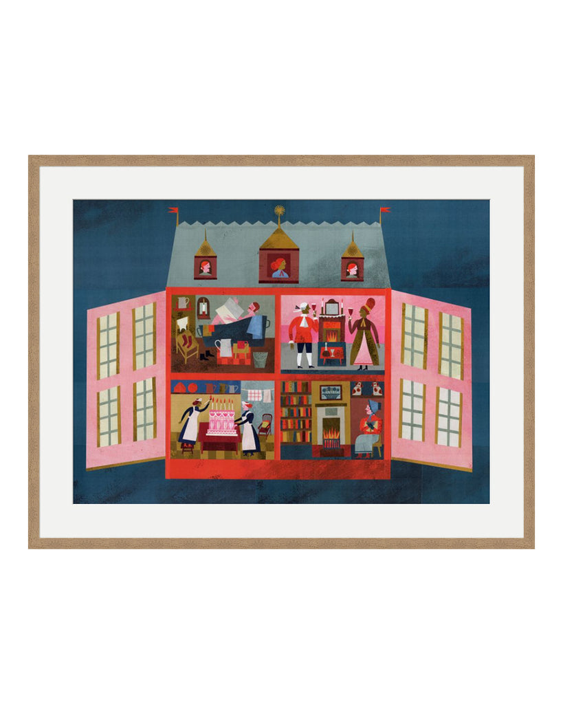 The Dolls House (Original Framed Collage)
