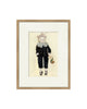 Doll with Birdcage (Original Framed Painting)