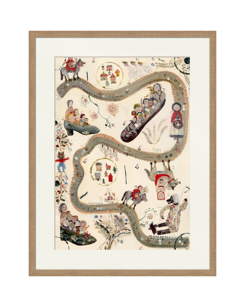Red Riding Hood (Original Framed Painting)