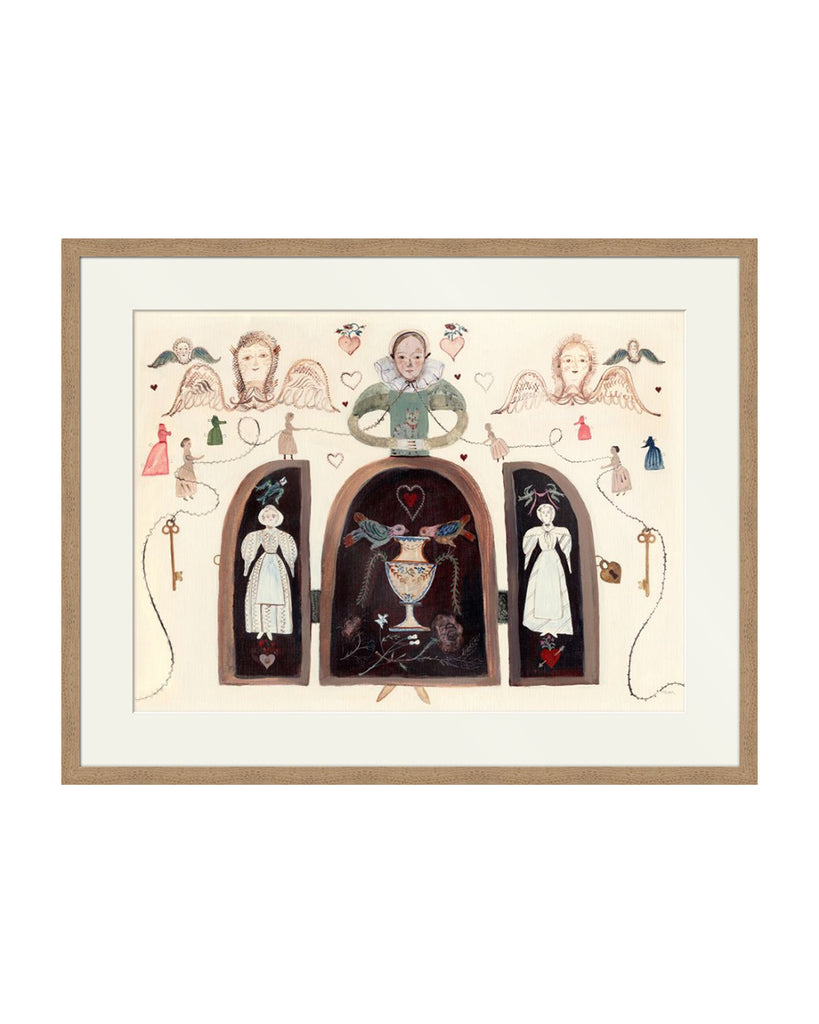 Trifold Doll (Original Framed Painting)
