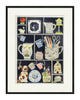 The Ornamental Garden Shelves (Original Collage Framed)