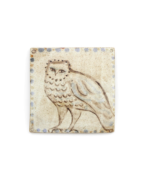 Ancient Owl (Handmade Tile)