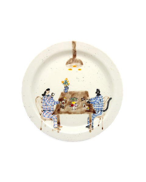 Around the Dining Table (Handmade Plate)