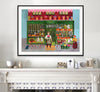 At the Florist's (Original Framed Collage)