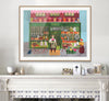 At the Florist's (Original Framed Collage)