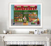 At the Florist's (Original Framed Collage)