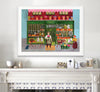 At the Florist's (Original Framed Collage)