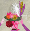 At the Milliner's (Original Framed Collage)