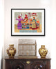 At the Milliner's (Original Framed Collage)