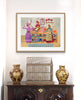 At the Milliner's (Original Framed Collage)