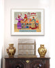 At the Milliner's (Original Framed Collage)