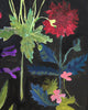 Pinks, Japanese Anemone, Geranium, Nasturtium & Salvia (Original Framed Painting)