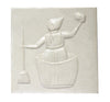 Baba Yaga (Handmade Tile)