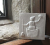 Baba Yaga (Handmade Tile)