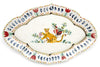 Bird & Tiger (Handmade Scalloped Plate)
