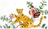 Bird & Tiger (Handmade Scalloped Plate)