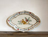 Bird & Tiger (Handmade Scalloped Plate)