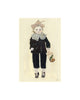 Doll with Birdcage (Original Framed Painting)
