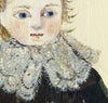 Doll with Birdcage (Original Framed Painting)