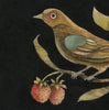 Bird with Strawberries (Original Painted Panel)