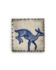 Blue Deer II (Handmade Tile)