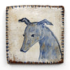 Blue Dog (Handmade Tile)