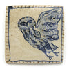 Blue Flying Owl (Handmade Tile)