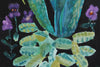 Nasturtium, Sage, Kale & Viola (Original Framed Painting)
