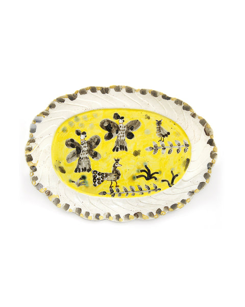 Butterfly Fairies (Handmade Oval Plate)