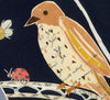The Bird Table (Original Collage Framed)