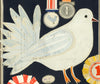 The Dove Fancier (Original Collage Framed)