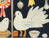 The Dove Fancier (Original Collage Framed)
