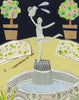 The Formal Garden (Original Collage Framed)