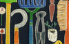 The Tools of the Garden (Original Collage Framed)