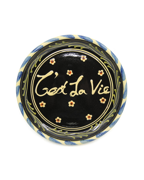 C'est la Vie (Large Handmade Plate)