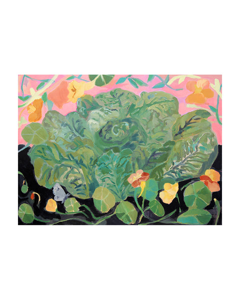 Cabbage Love (Original Oil Painting)
