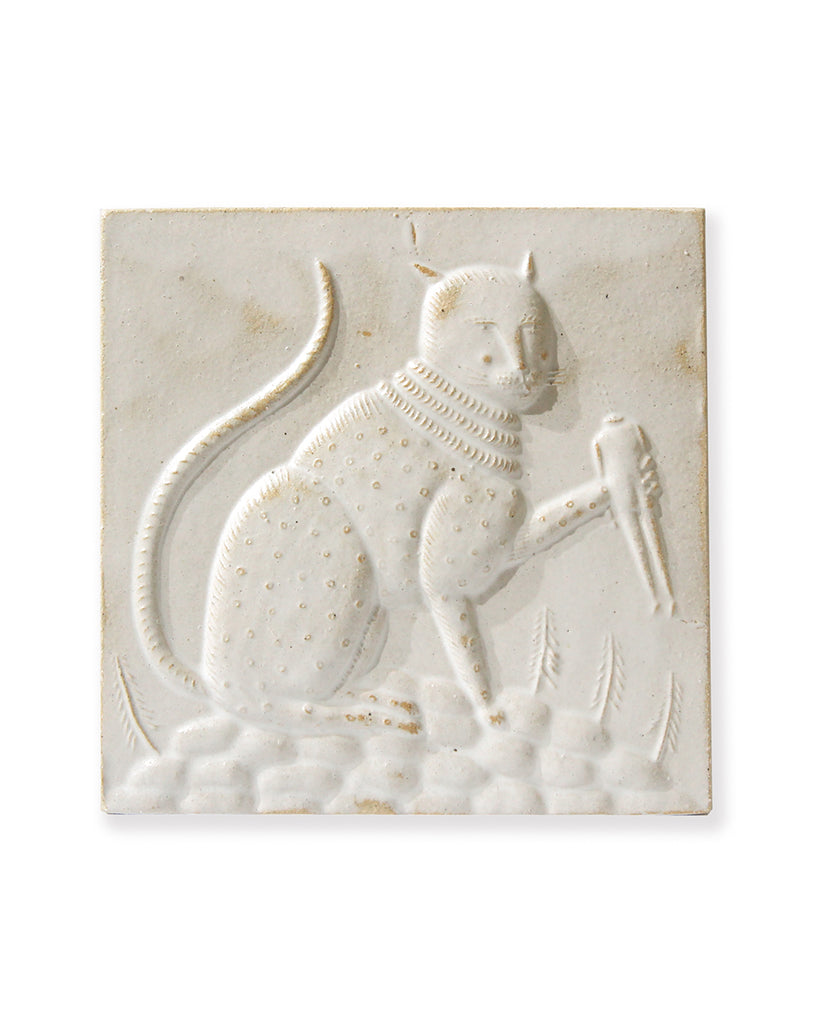 Jólakötturinn the Cat (Handmade Tile)