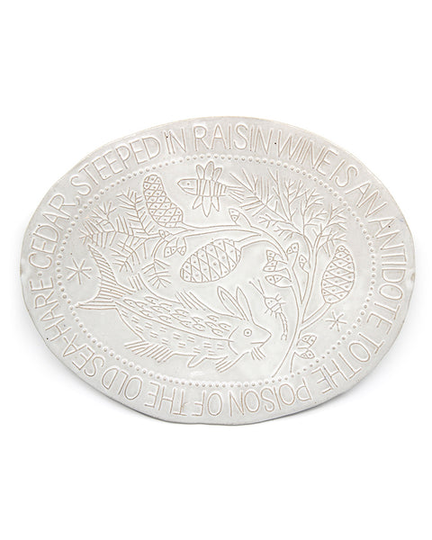 Cedar & The Sea-Hare (Handmade Platter)