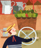 At The Cider Makers' (Original Framed Collage)