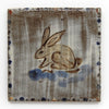 Crouching Rabbit (Handmade Tile)