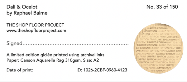 Dali & Ocelot (Print) – THE SHOP FLOOR PROJECT ltd