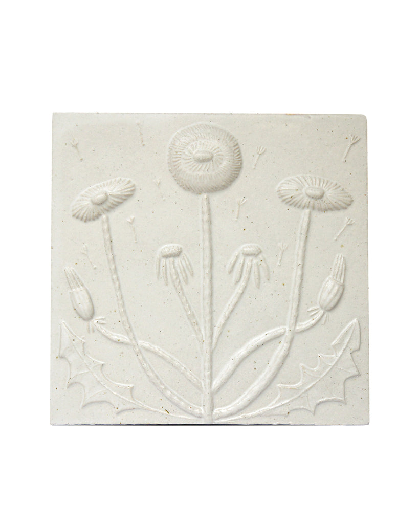 Dandelion Pattern Tile Dandelion (Handmade Tile) – THE SHOP FLOOR PROJECT ltd