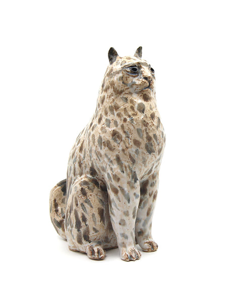 Dappled Tabby (Ceramic Sculpture)