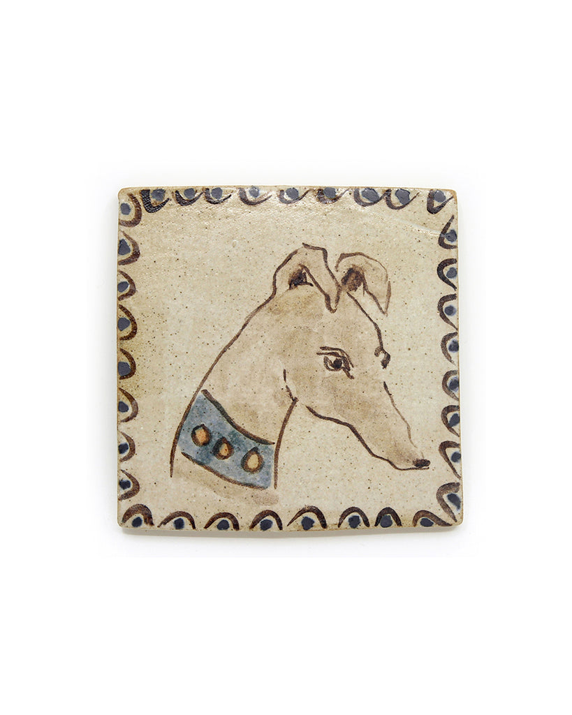 Dog Head III (Handmade Tile)