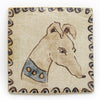 Dog Head III (Handmade Tile)