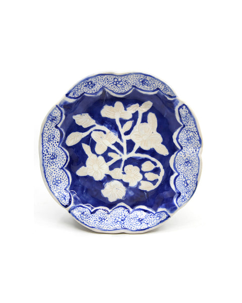 Doily Scalloped Flora (Small Plate)