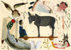 Donkey & Hare (Original Framed Painting)