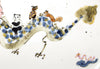 Dragon Ride (Handmade Oval Plate)
