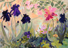 Dreaming Garden (Tulip, Seeds, Iris, Primulas, Wild Roses) (Original Oil Painting)