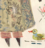 Doll with Ducks (Original Framed Painting)